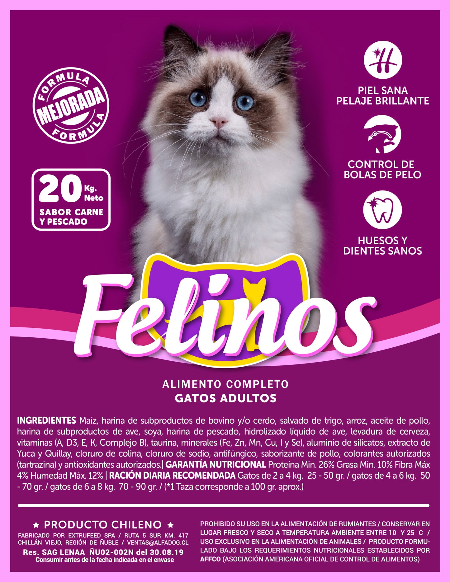 Felinos 20 kg