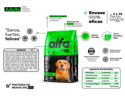 Alfa Dog Adulto 20KG