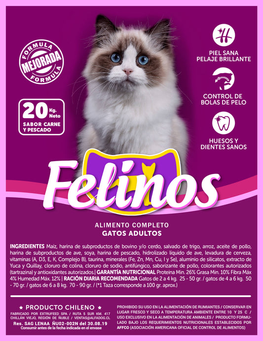 Felinos 20 kg