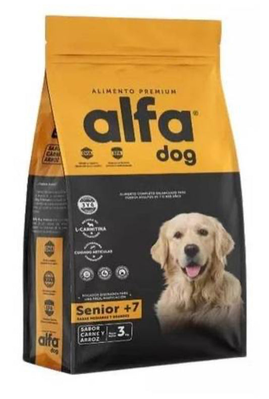 Alfa Dog Senior + Razas medianas y grandes 3kg
